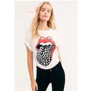 DAYDREAMER x Free People Rolling Stones T-Shirt, Size S, EUC
